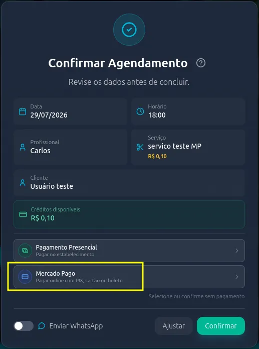 Integração com Mercado Pago